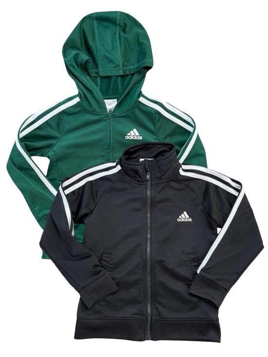 adidas Other - 2 Adidas Track Jackets Size 4T Kids Green and Black